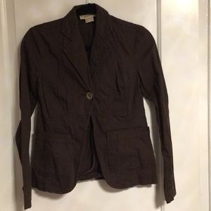 Michael Kors brown jacket and pant set
